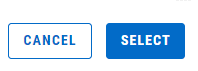 Two optional buttons, one labeled 'Cancel' and the other labeled 'Select'.