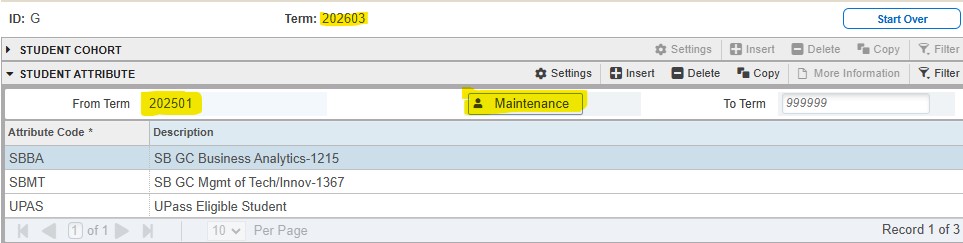 Banner form showing key block term, attribute from term, and maintenance highlighted. 